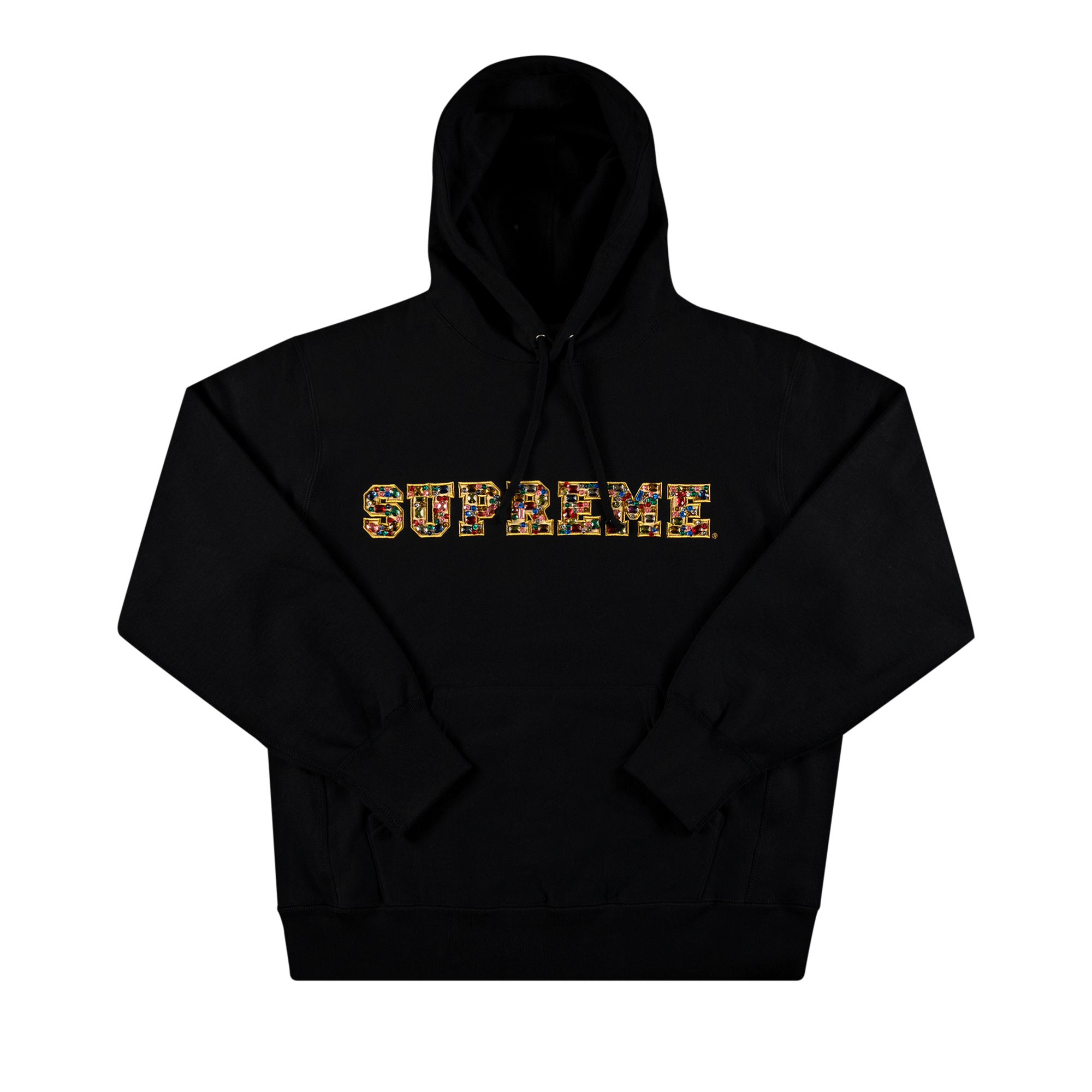 SUPREME SUPREME JEWELS HOODED SWEATSHIRT 'BLACK'