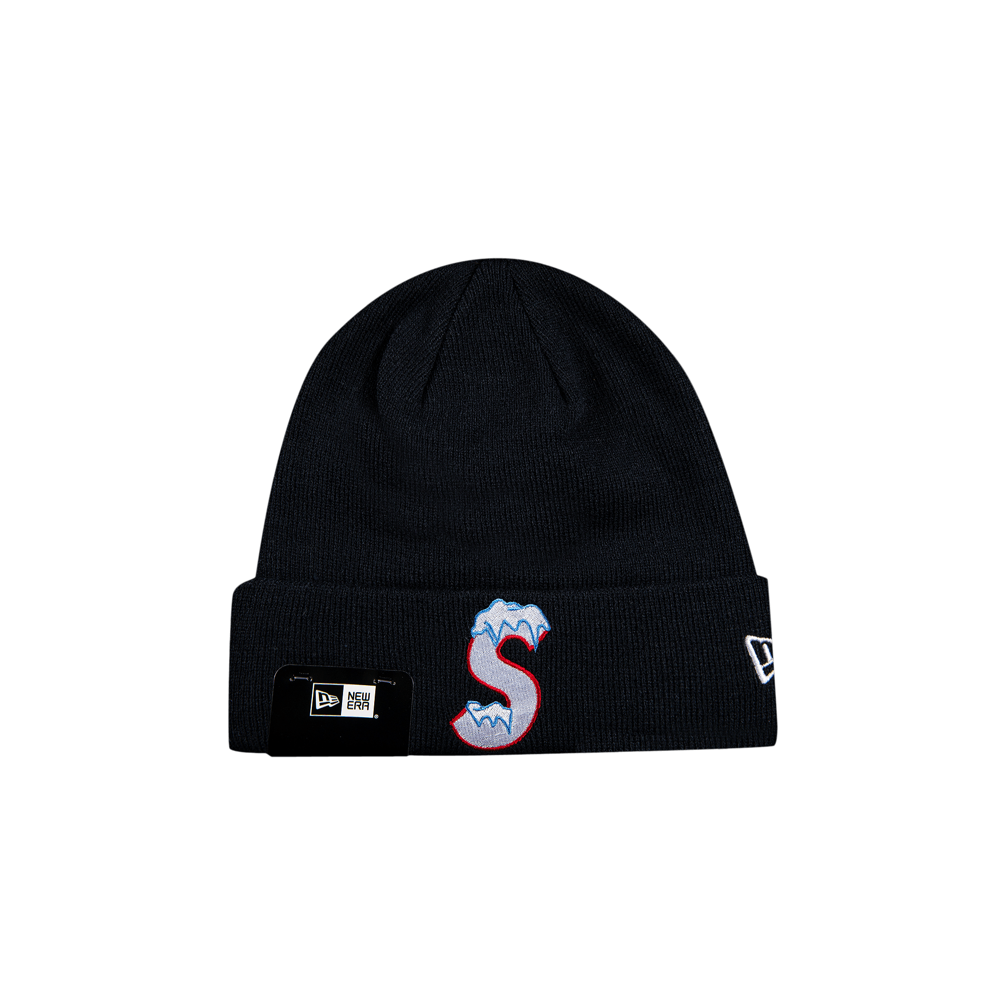 SUPREME SUPREME X NEW ERA S LOGO BEANIE 'NAVY'