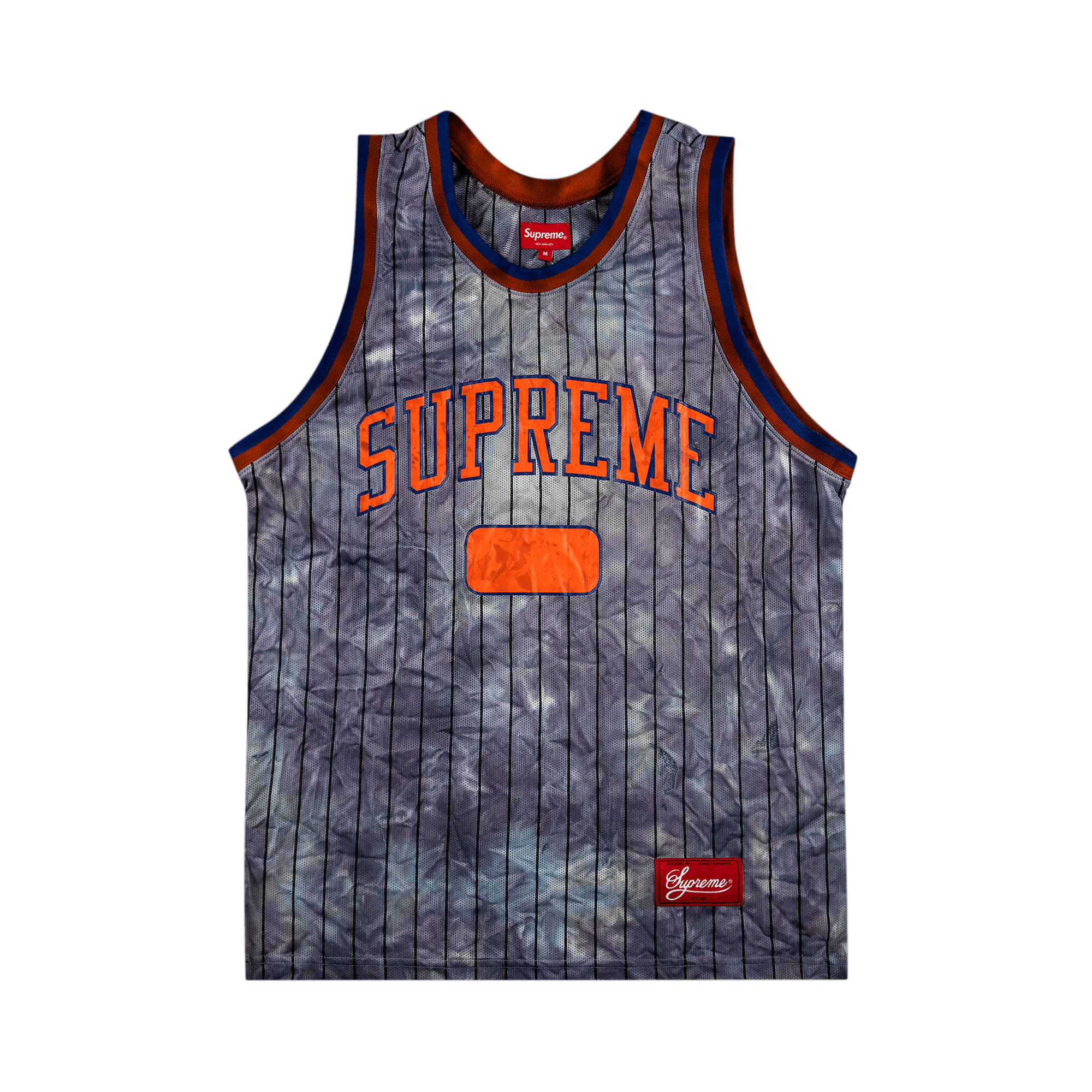 SUPREME SUPREME DYED BASKETBALL JERSEY 'ROYAL'