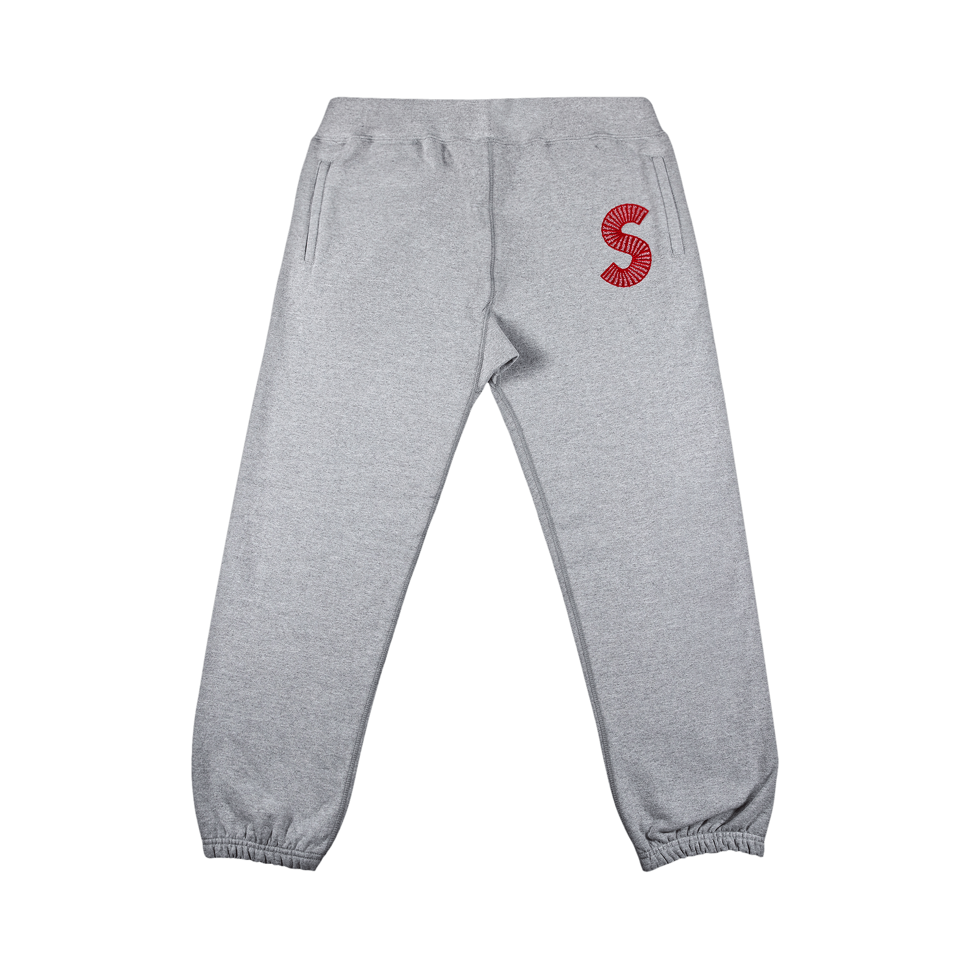 SUPREME S LOGO SWEATPANT 'HEATHER GREY'