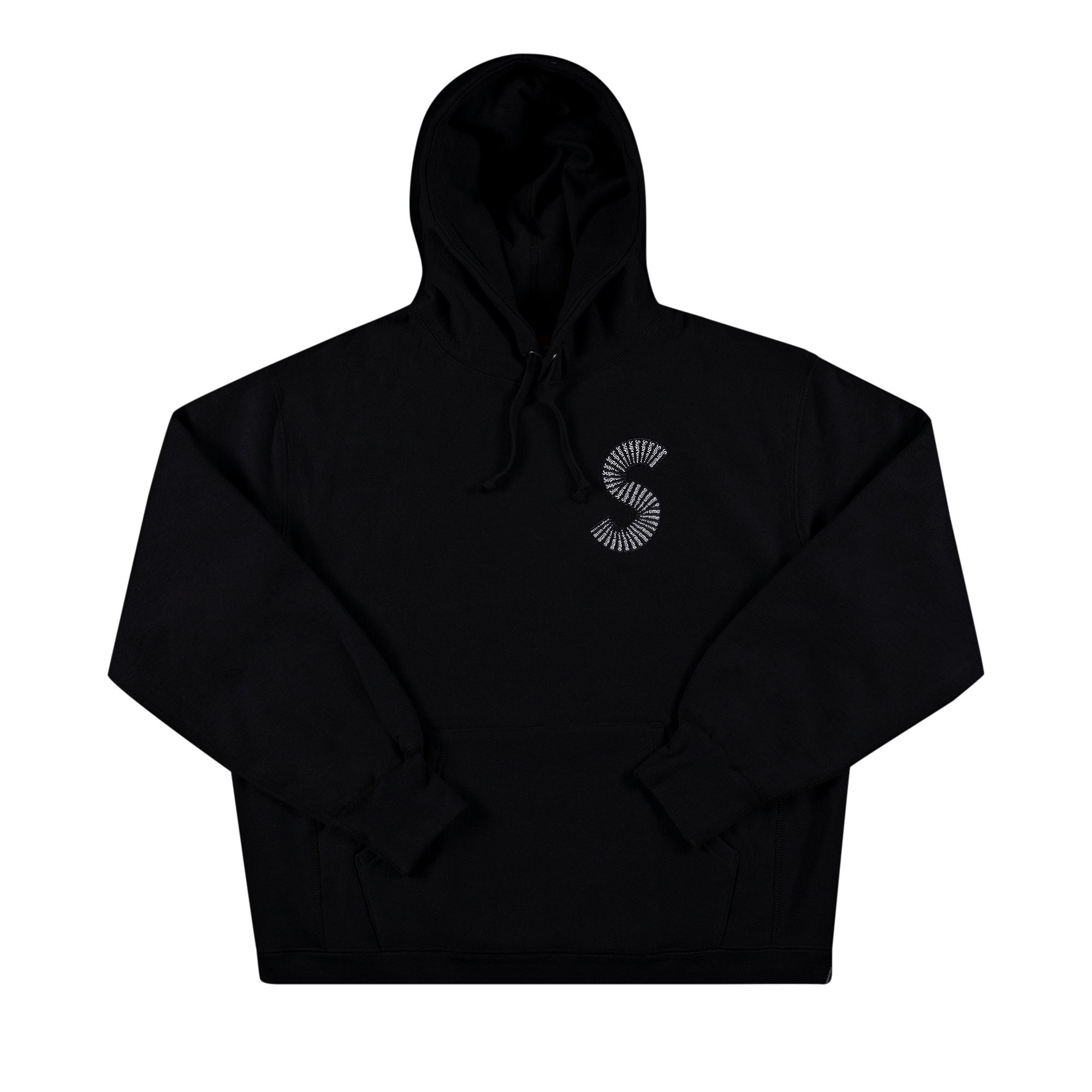 SUPREME SUPREME S LOGO HOODED SWEATSHIRT 'BLACK'
