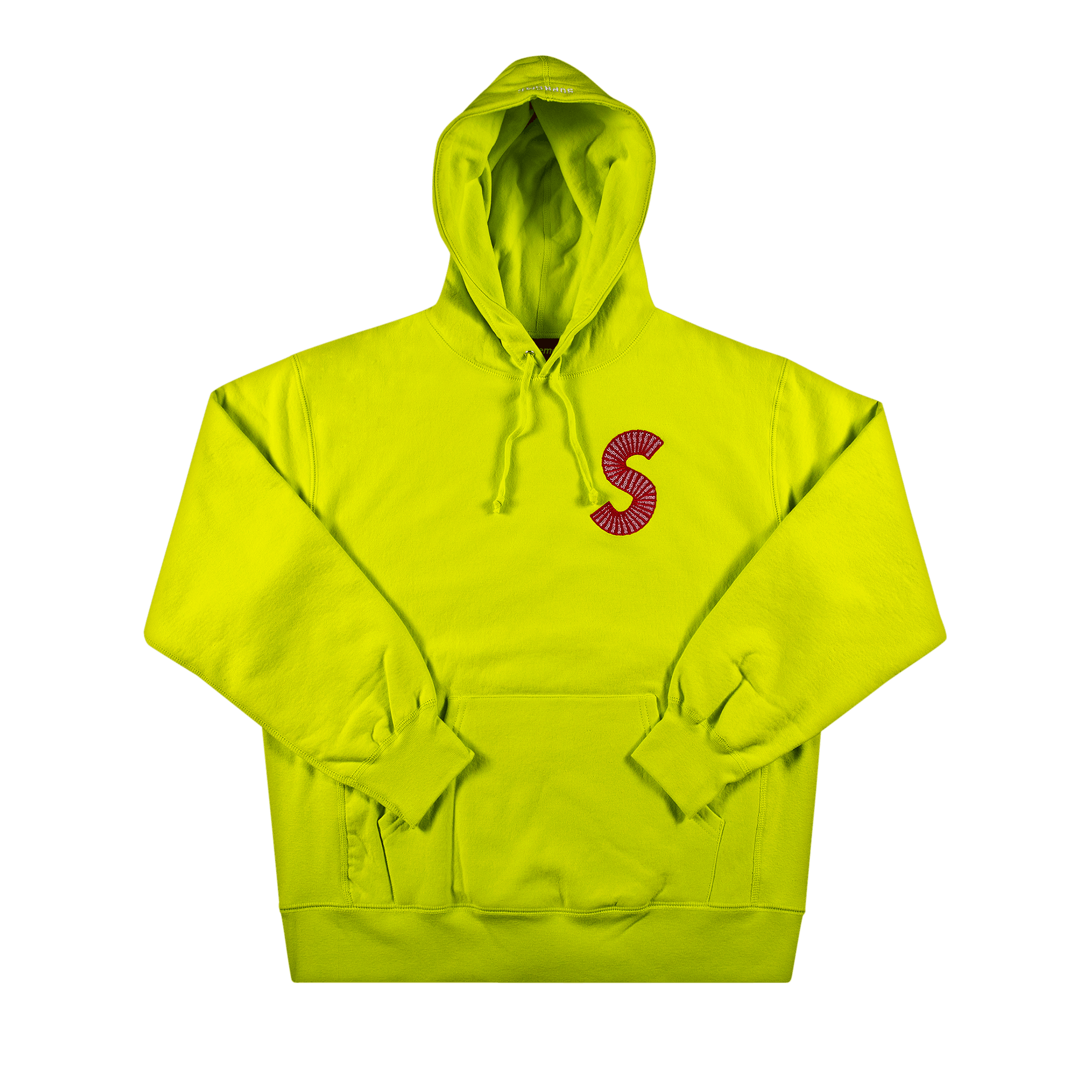 SUPREME SUPREME S LOGO HOODED SWEATSHIRT 'ACID GREEN'