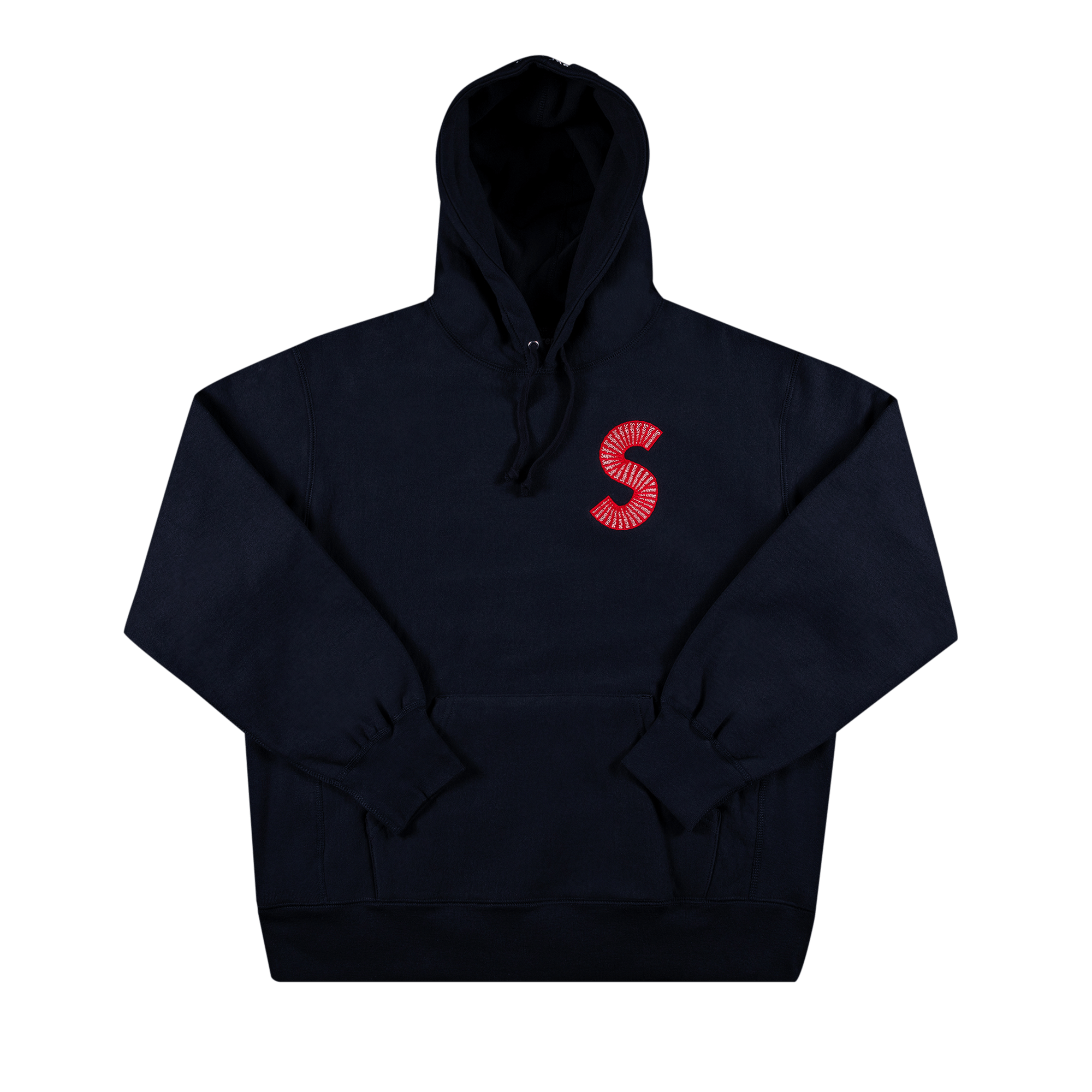SUPREME SUPREME S LOGO HOODED SWEATSHIRT 'NAVY'