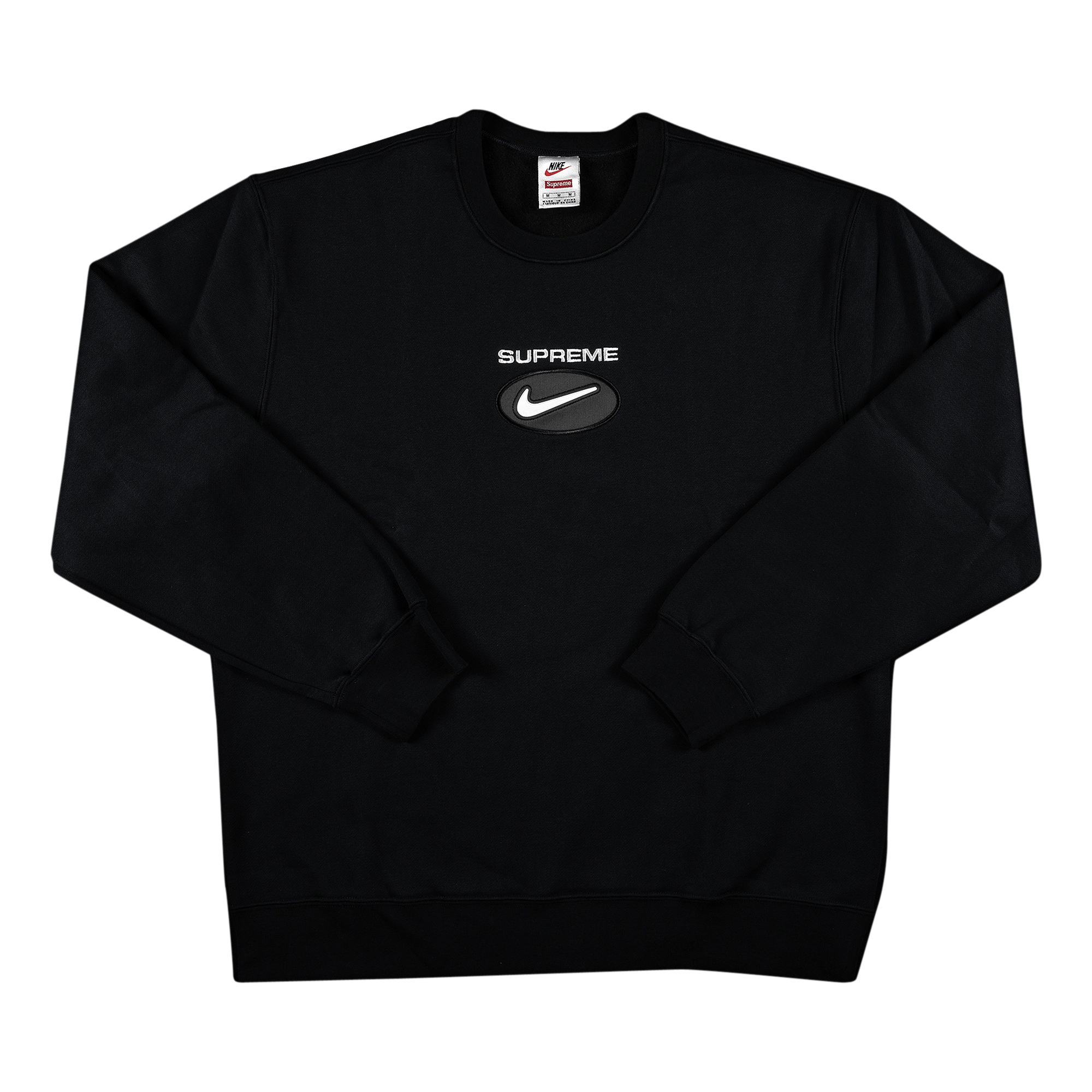 SUPREME SUPREME X NIKE JEWEL CREWNECK 'BLACK'