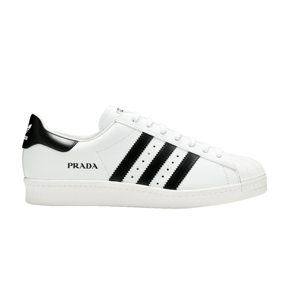 adidas Superstar Prada White Black
