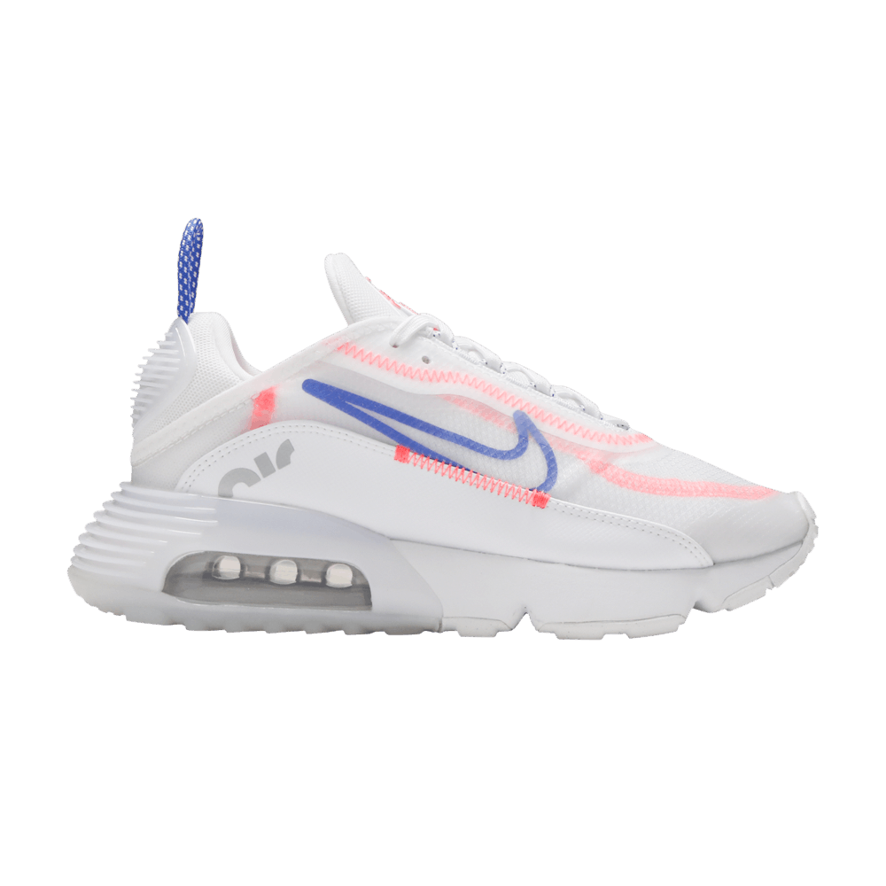 NIKE WMNS AIR MAX 2090 'WHITE FLASH CRIMSON'