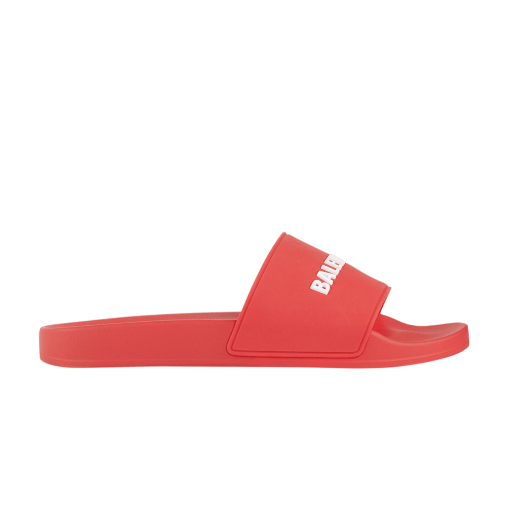 Balenciaga Pool Slides 'Red'