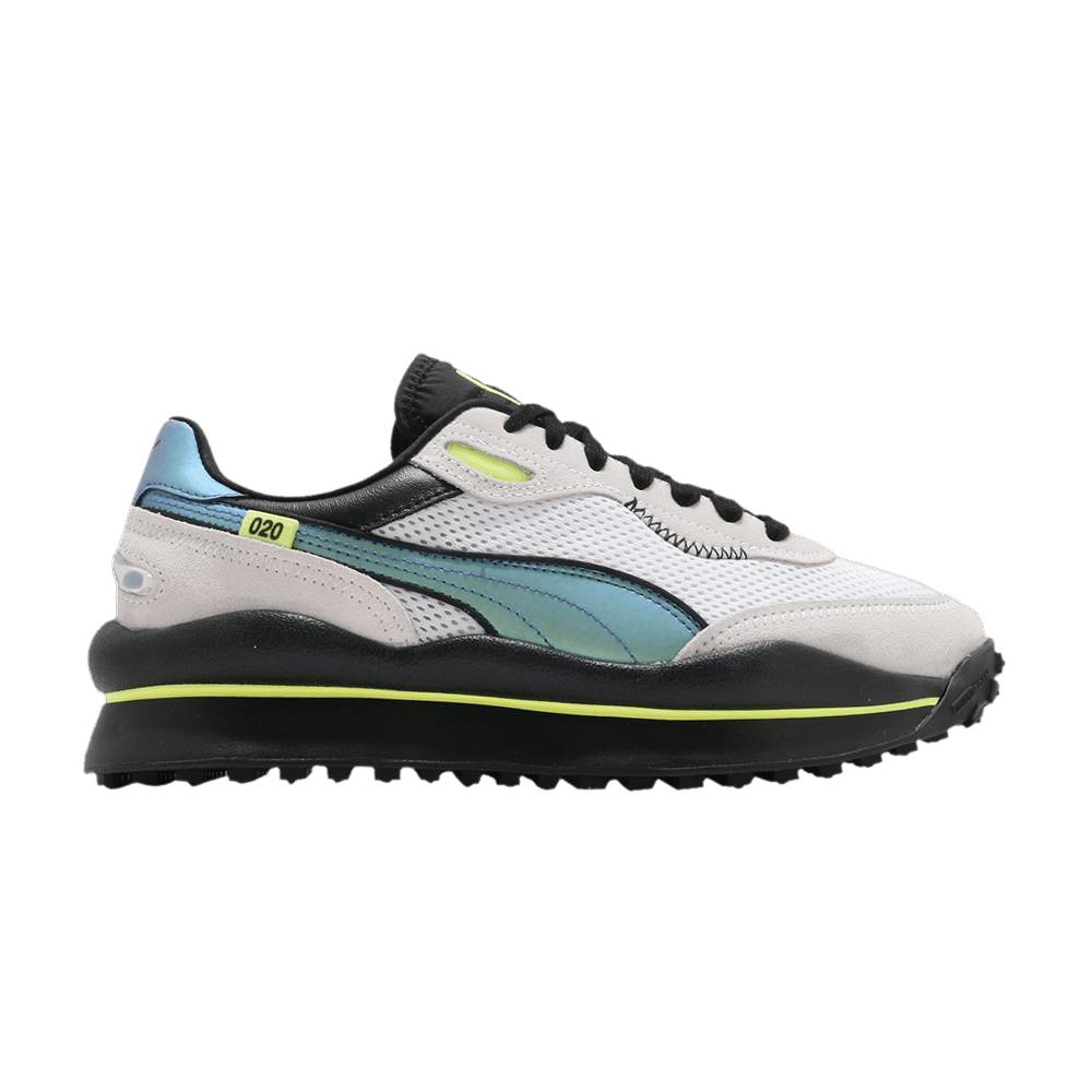 PUMA STYLE RIDER 'PETROL SPILL - WHITE'
