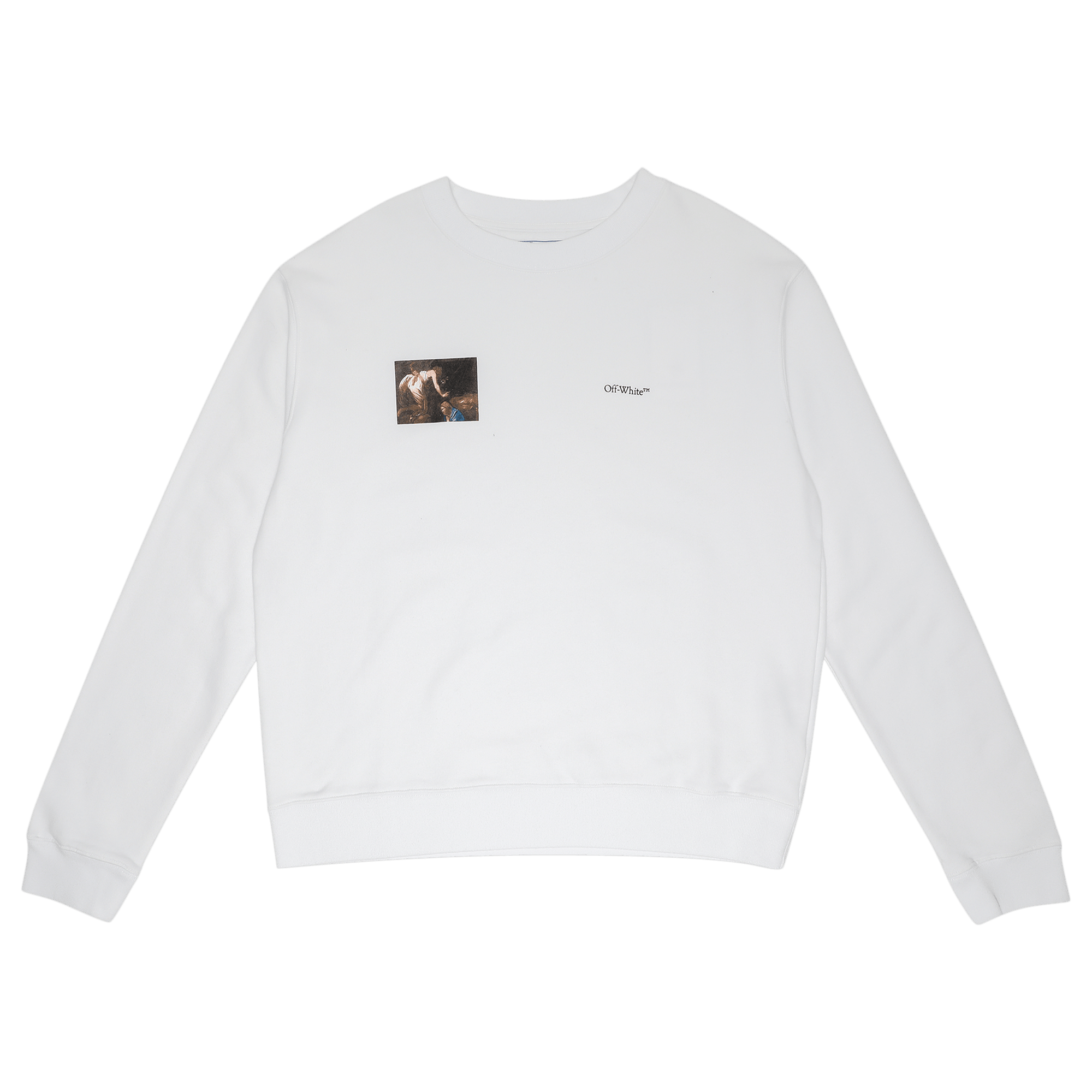Off-White Caravag Angel Slim Crewneck 'Black'