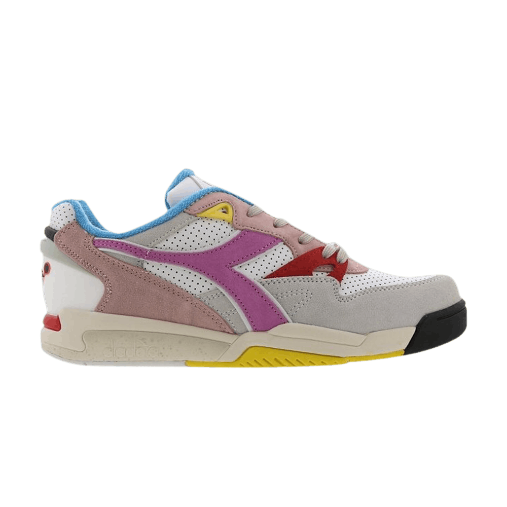Pre-owned Diadora Lc23 X Pink Panther X Rebound Ace 'white Imperial Blue'