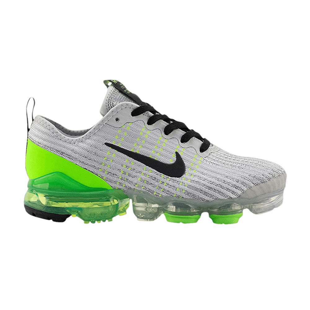 Nike Air VaporMax Flyknit 3 GS 'Vast Grey Electric Green' - BQ5238-005