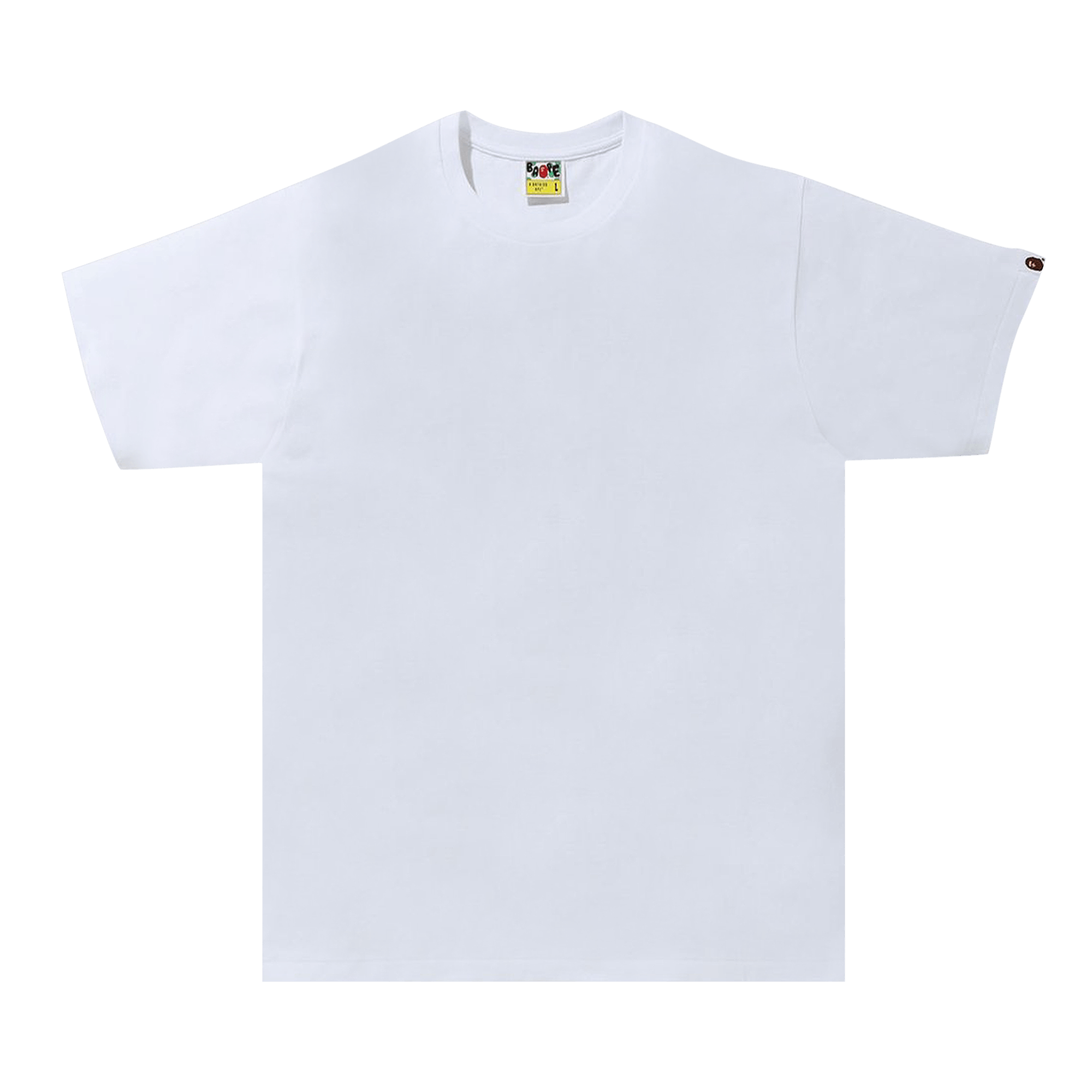 BAPE 1ST CAMO WGM APE HEAD OVERLAP TEE 'WHITE'