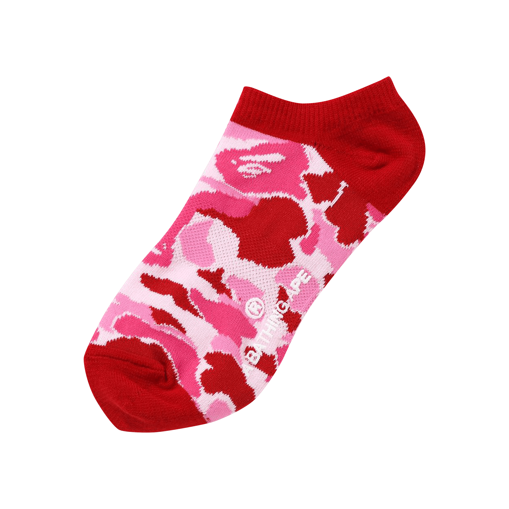 BAPE ABC CAMO SHORT SOCKS 'PINK'