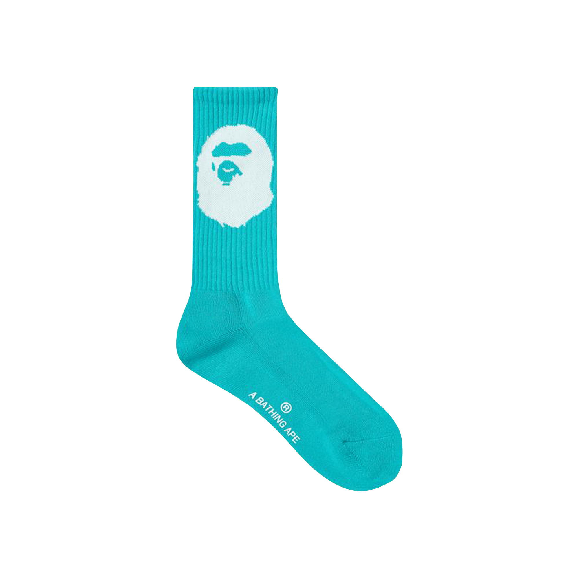 BAPE BAPE BIG APE HEAD SOCKS 'GREEN'