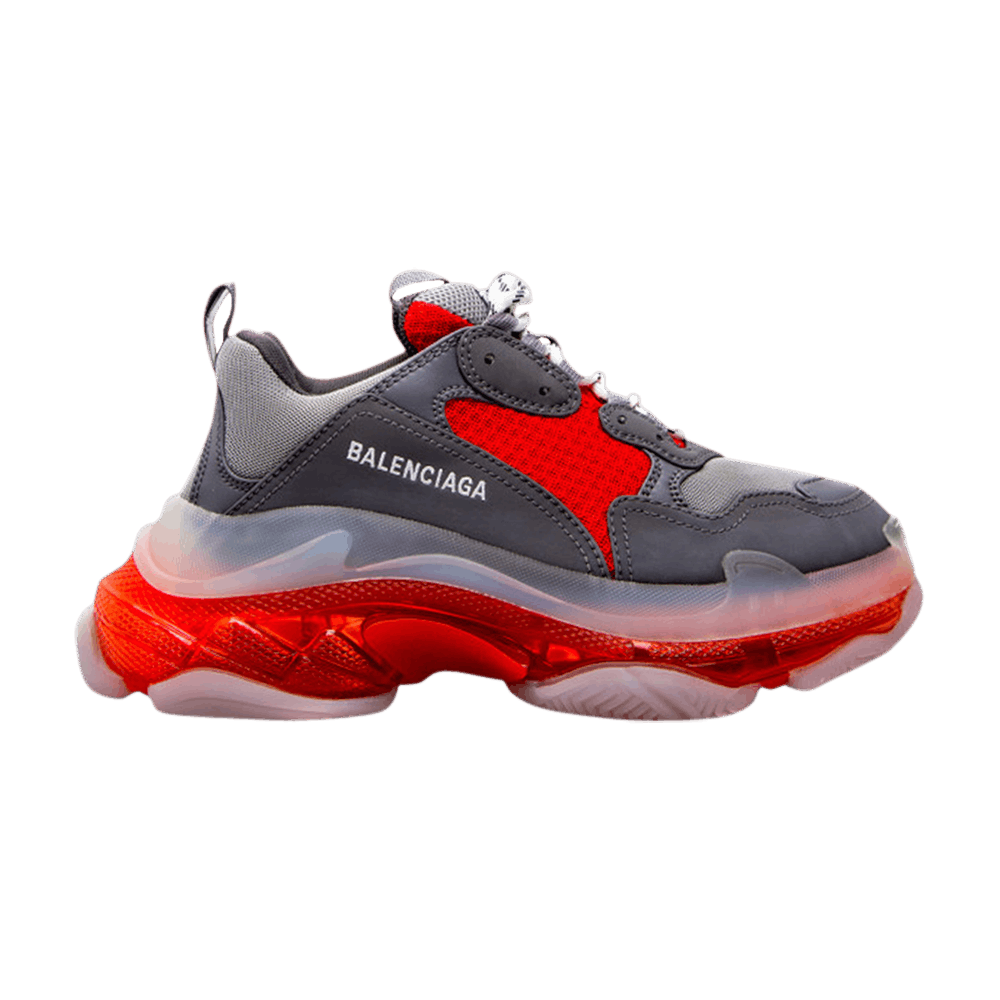 Balenciaga Triple S Sneaker 'Clear Sole - Grey Red'