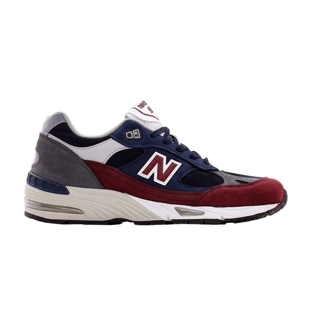 NEW BALANCE 991 MADE IN ENGLAND 'NAVY BURGUNDY'