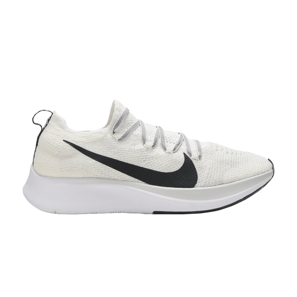 Wmns Zoom Fly Flyknit 'White Black'