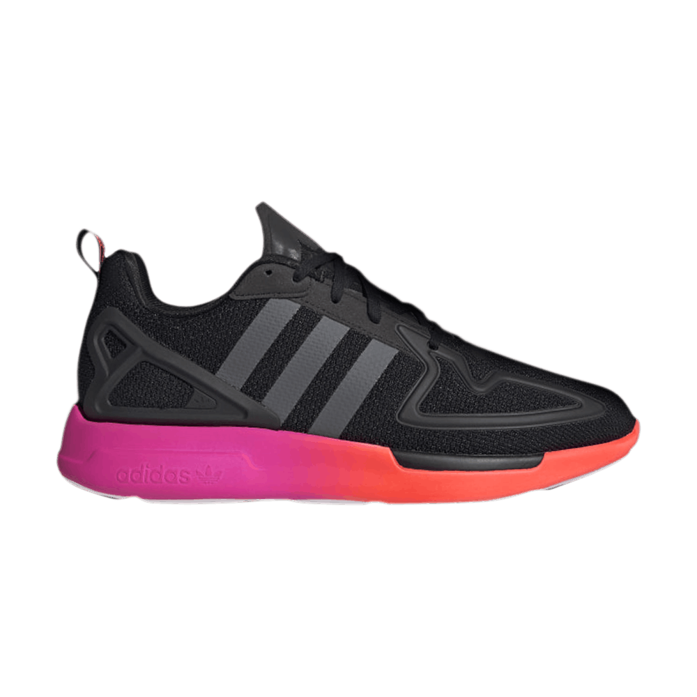 ADIDAS ORIGINALS ZX 2K FLUX 'GRADIENT SOLE - CORE BLACK'