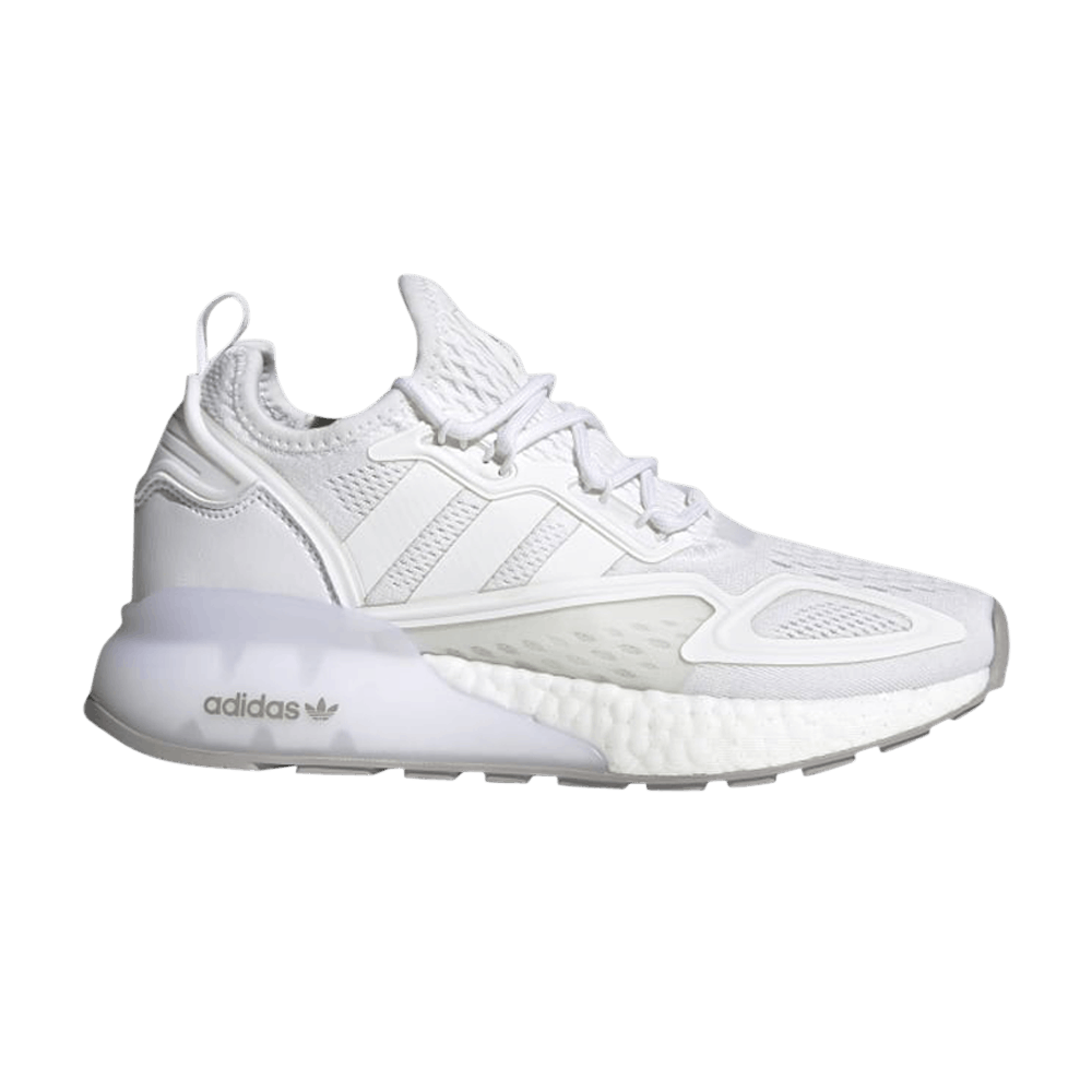 Buy Adidas ZX 2K Boost J 'Triple White' - GY2681 | GOAT