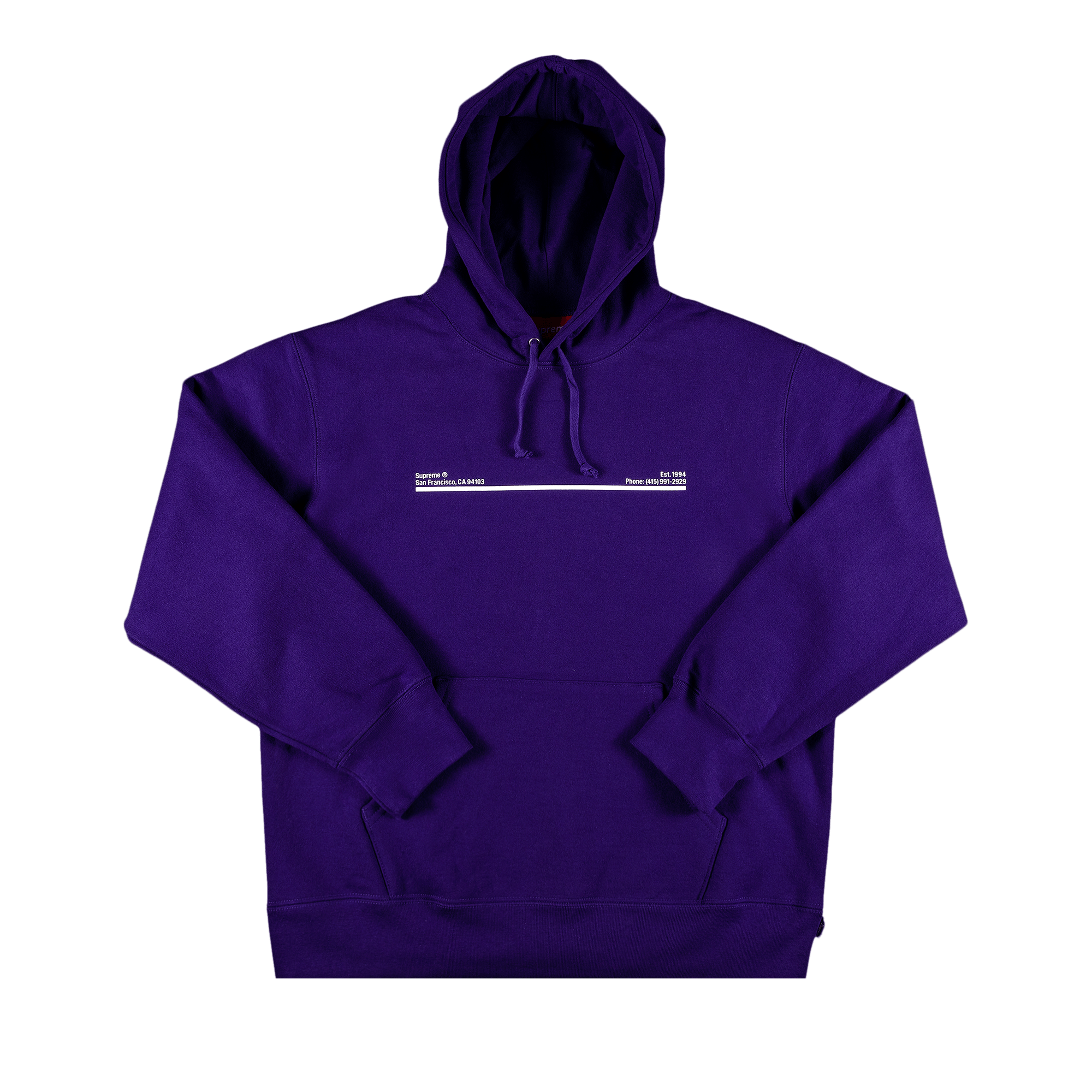 Supreme Shop Hooded Sweatshirt - San Francisco 'Purple'