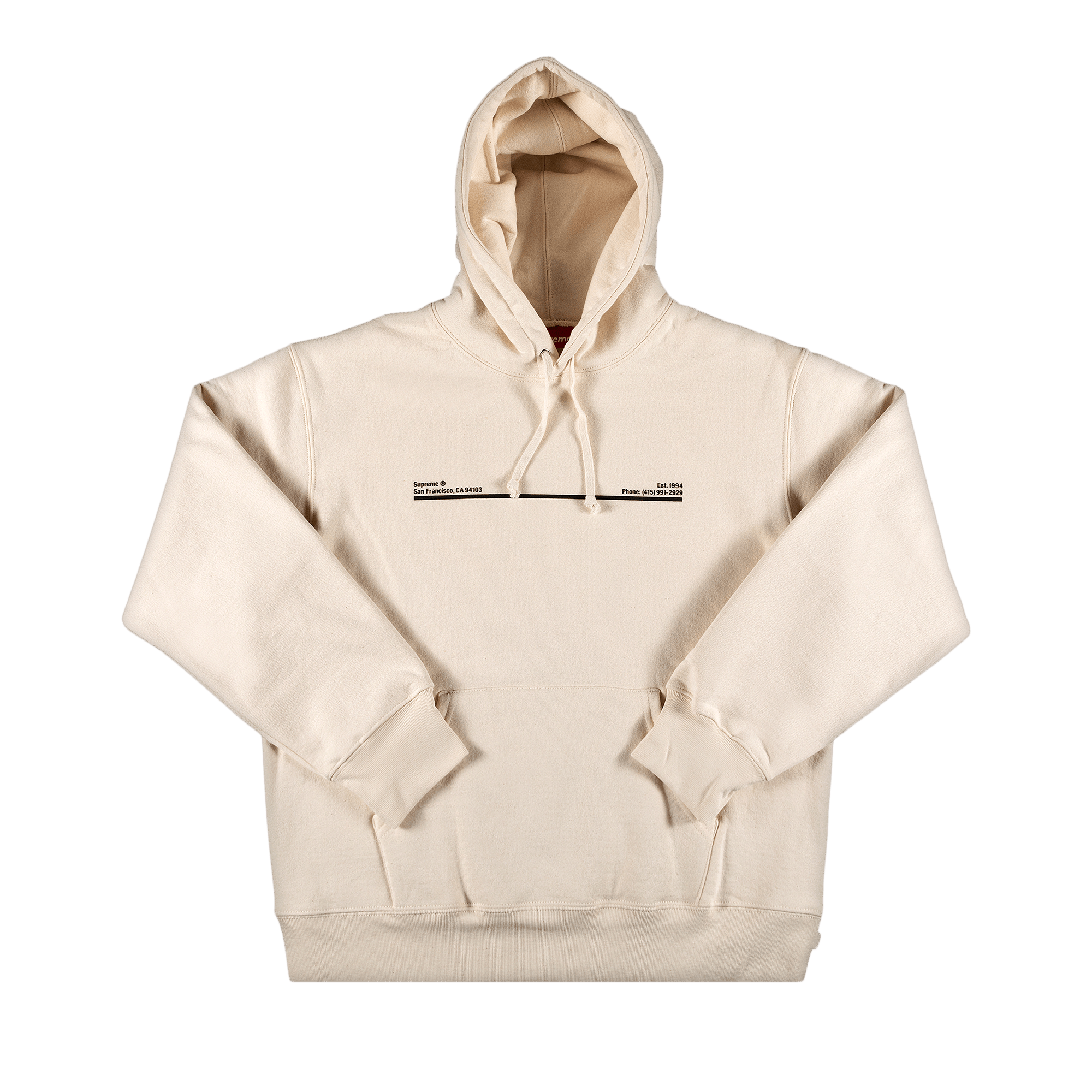 Supreme Shop Hooded Sweatshirt - San Francisco 'Natural'