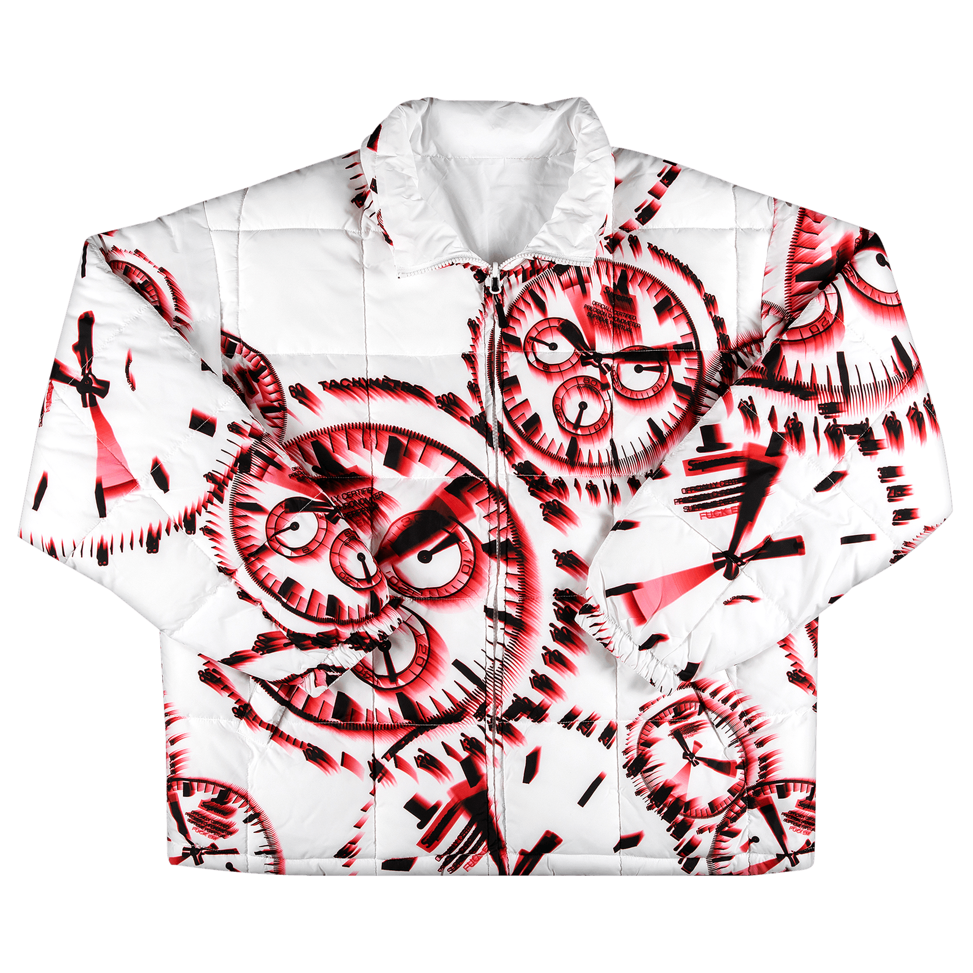 Supreme Watches Reversible Puffy Jacket 'White'