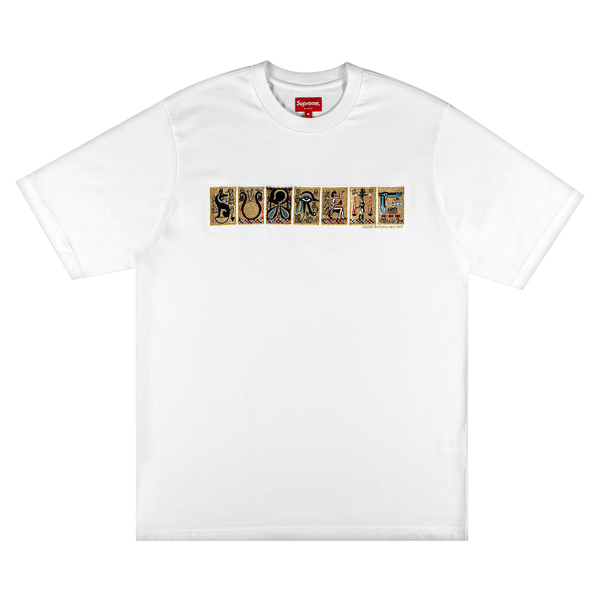 SUPREME SUPREME ANCIENT SHORT-SLEEVE TOP 'WHITE'