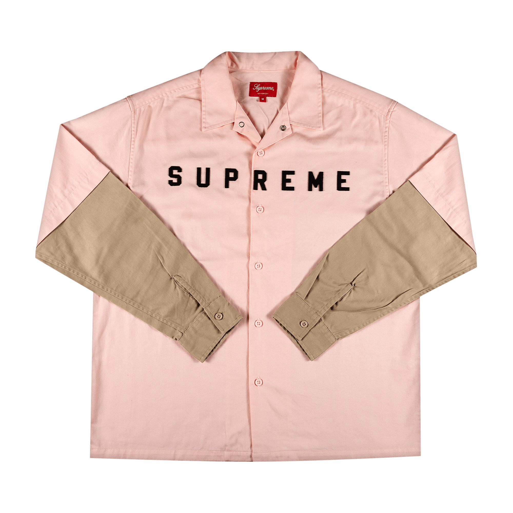 Supreme 2-Tone Work Shirt 'Pink'