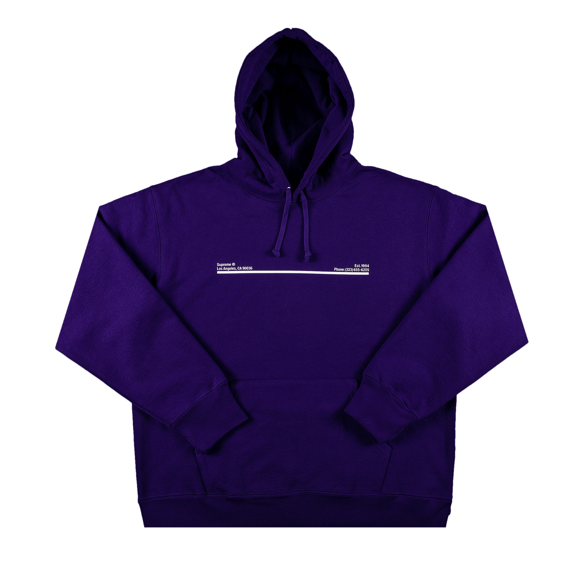 Supreme Shop Hooded Sweatshirt - Los Angeles 'Purple'