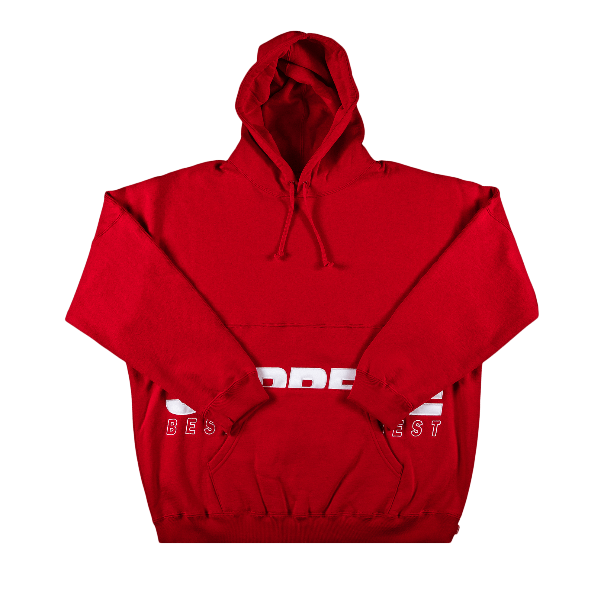 SUPREME BEST OF THE BEST HOODED SWEATSHIRT 'RED'
