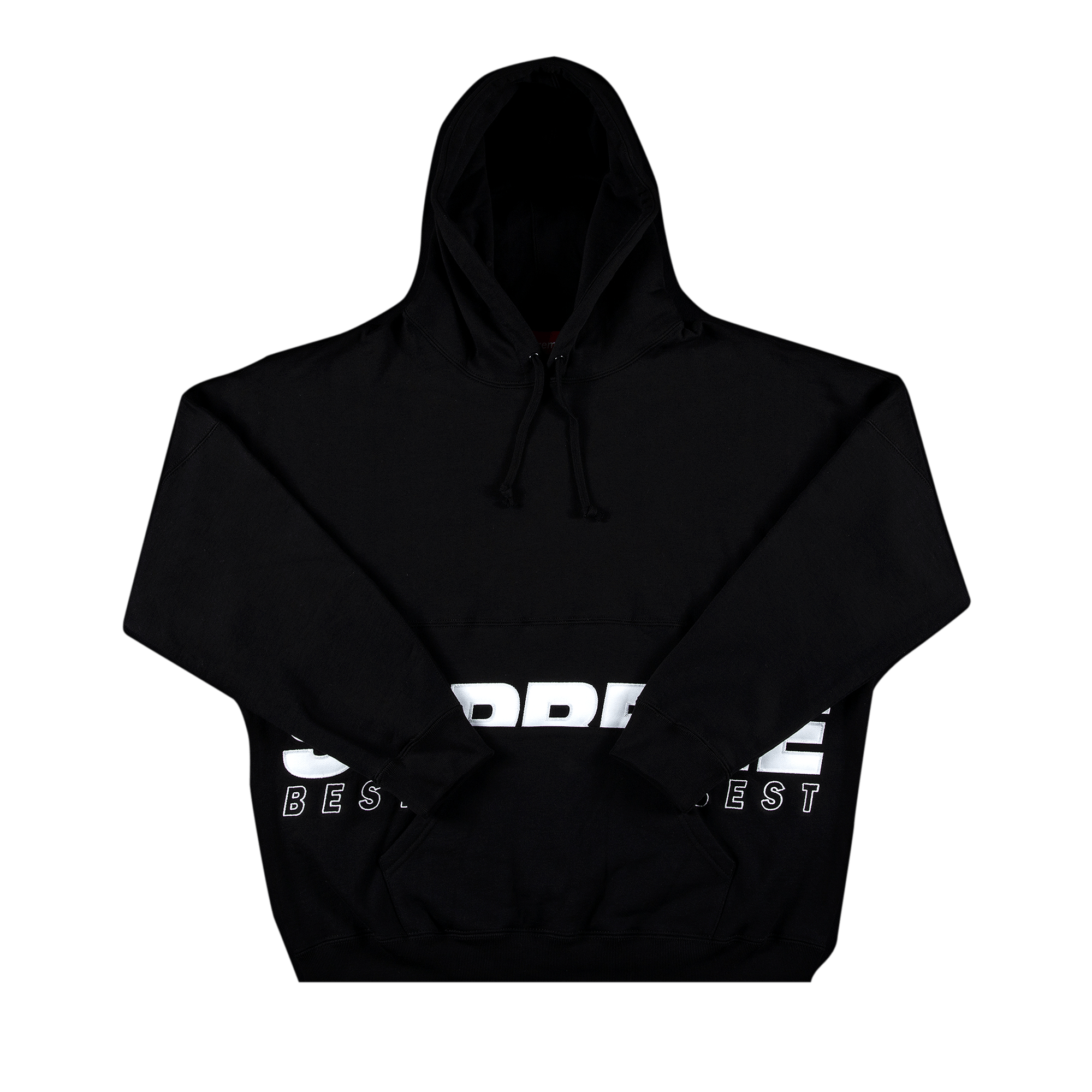 SUPREME SUPREME BEST OF THE BEST HOODED SWEATSHIRT 'BLACK'