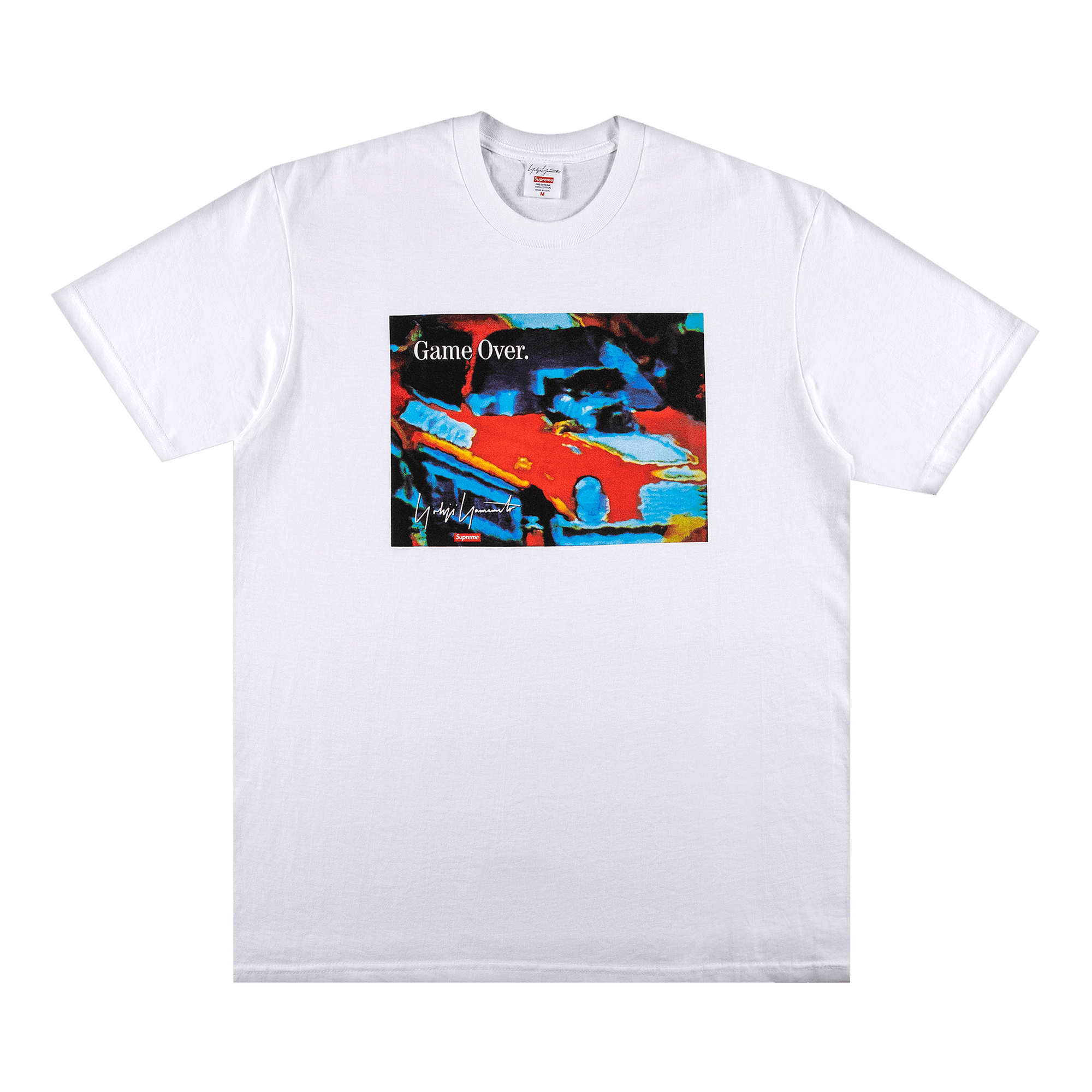 SUPREME SUPREME X YOHJI YAMAMOTO GAME OVER TEE 'WHITE'