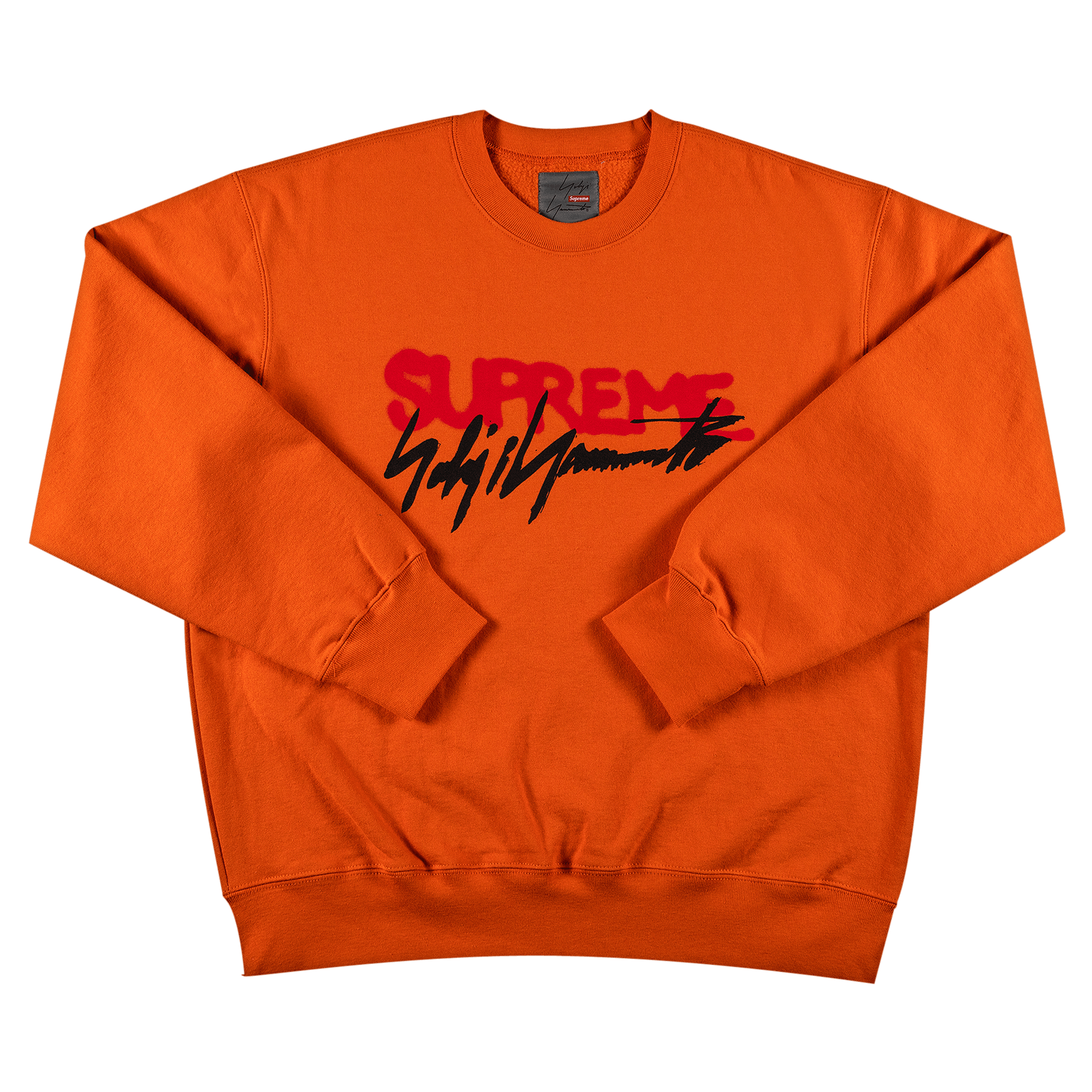 SUPREME SUPREME X YOHJI YAMAMOTO CREWNECK 'ORANGE'