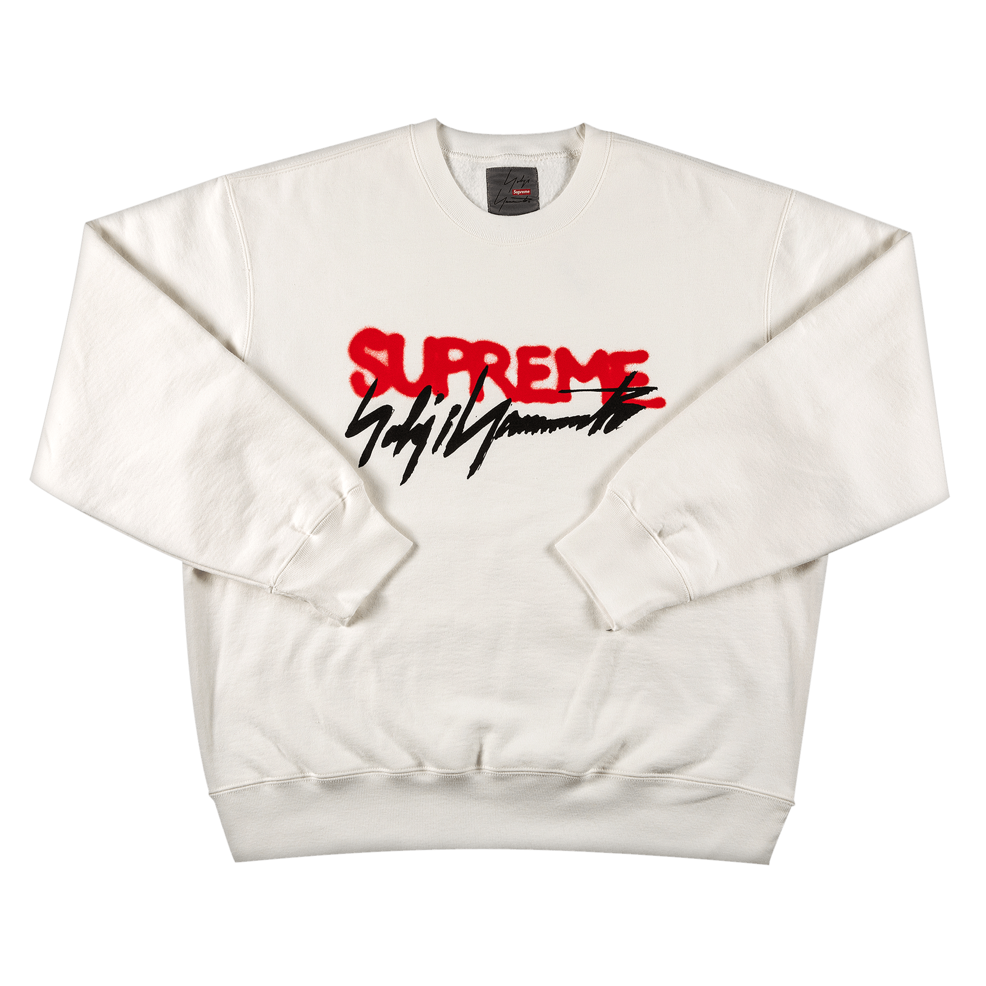 SUPREME SUPREME X YOHJI YAMAMOTO CREWNECK 'WHITE'