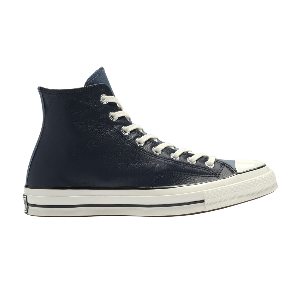 CONVERSE CHUCK 70 LEATHER HIGH 'COLORBLOCK - OBSIDIAN BLUE'