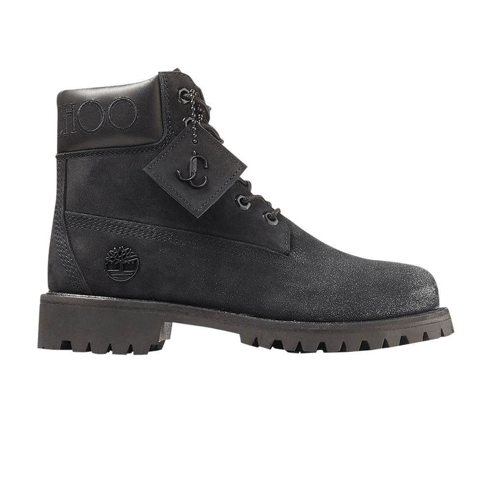 Jimmy Choo x Timberland 6 Inch Premium Boot 'Black Glitter'