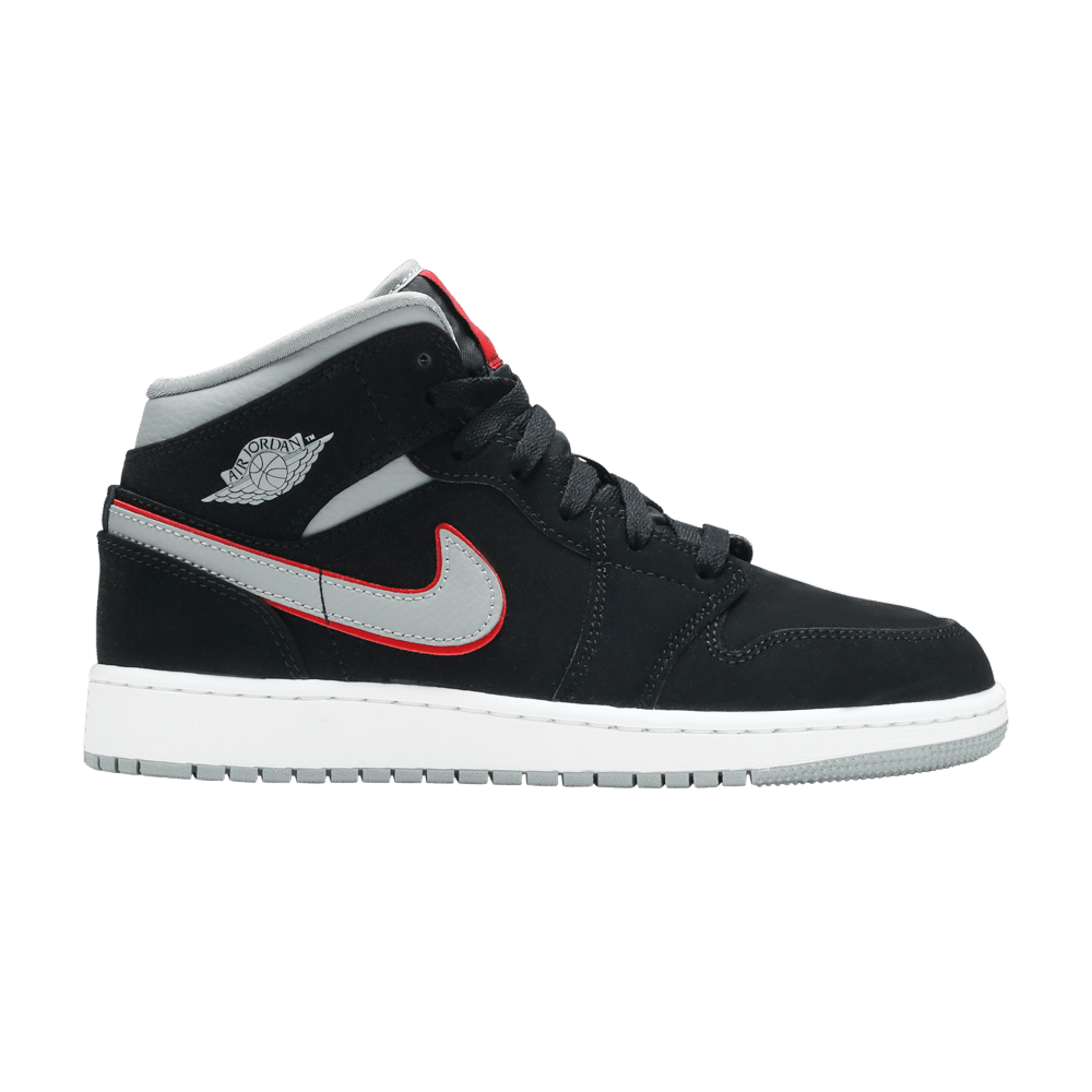 Air Jordan 1 Mid GS 'Black Particle Grey'