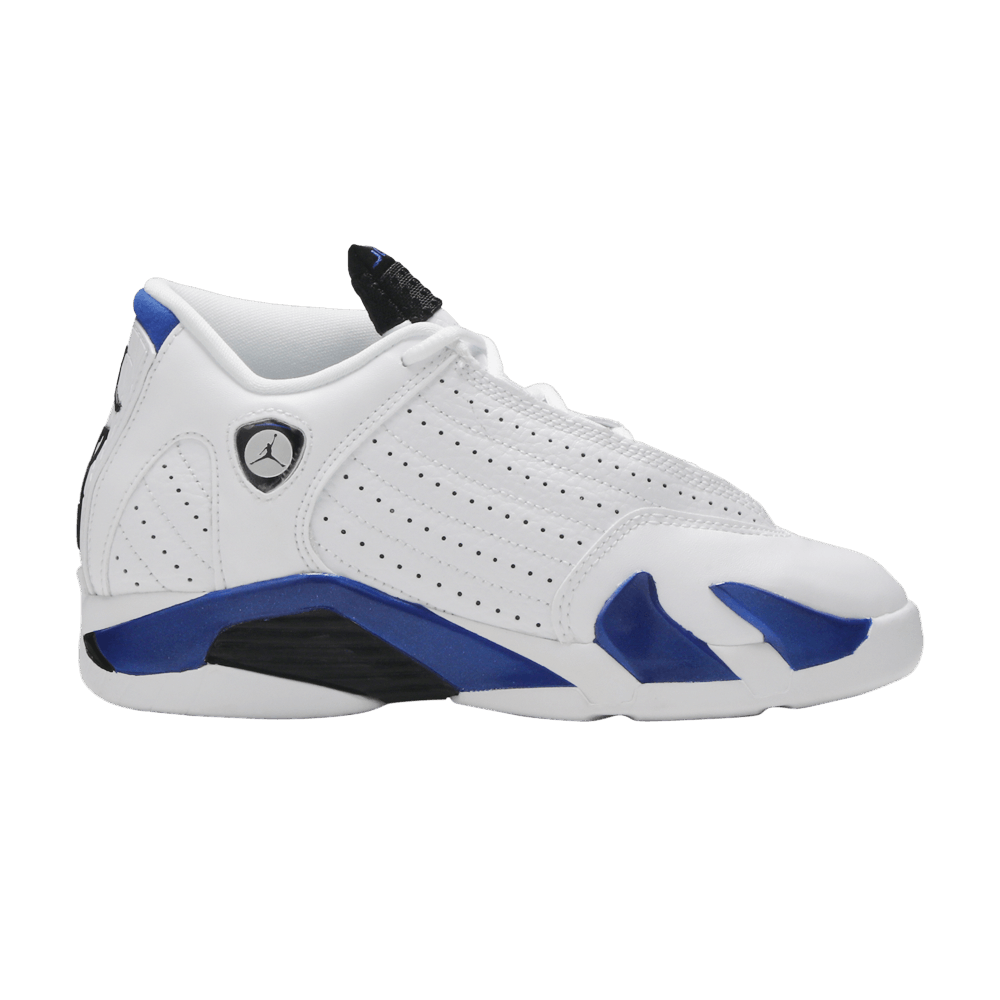 Pre-owned Air Jordan 14 Retro Ps 'hyper Royal' In White
