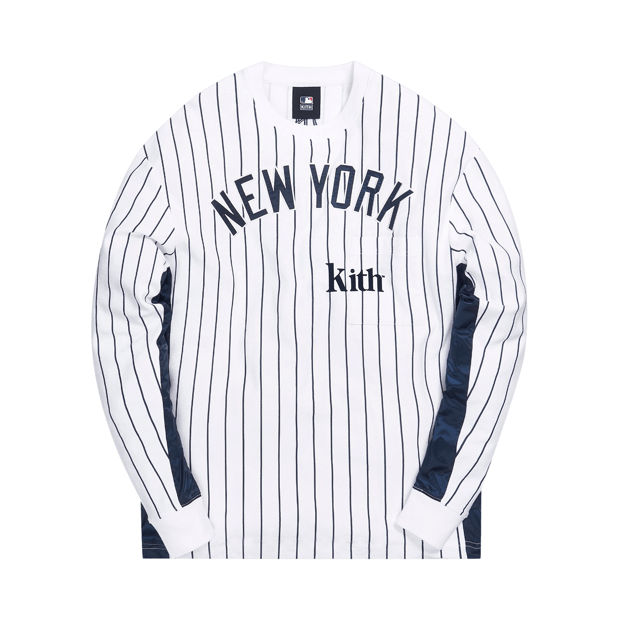 Kith For Major League Baseball New York Yankees Long-Sleeve Combo Quinn 'White Pinstripe'