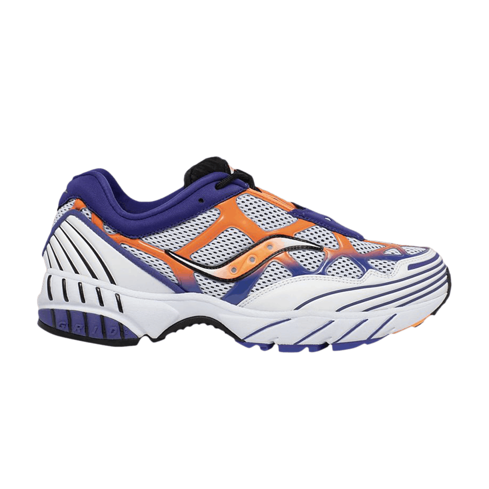 Saucony Grid Web 'White ViZiOrange'