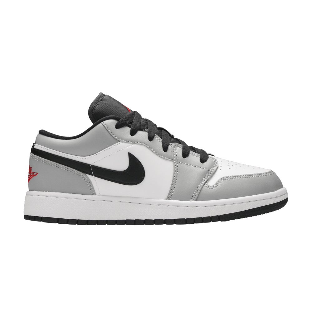 Pre-owned Air Jordan 1 Low Gs 'light Smoke Grey'