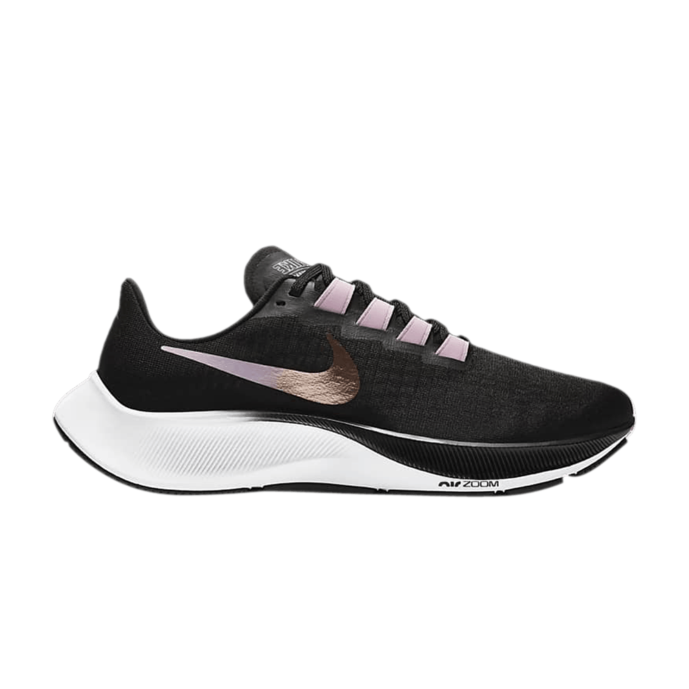 NIKE WMNS AIR ZOOM PEGASUS 37 'BLACK LIGHT ARCTIC PINK'