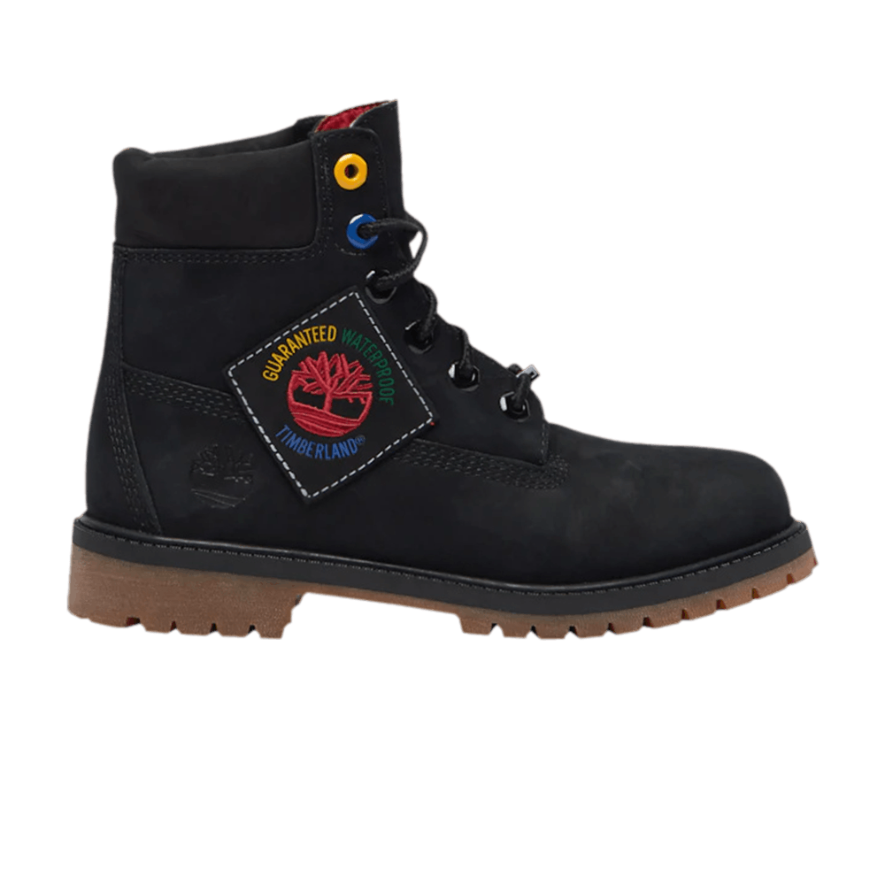 Timberland 6 Inch Premium Waterproof Boot Junior 'Patch Pack - Black'