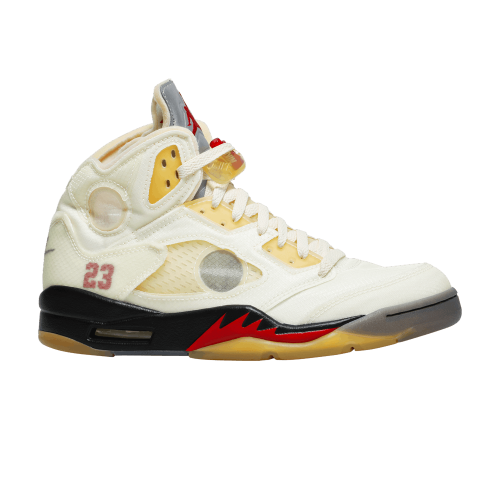 Off-White x Air Jordan 5 Retro SP 'Sail' DH8565-100