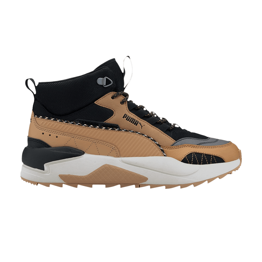 Pre-owned Puma X-ray 2 Square Mid Winter 'taffy Black' In Brown