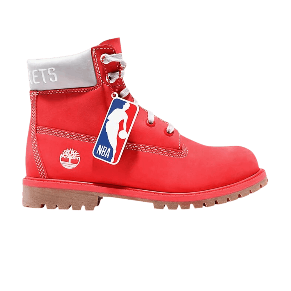 NBA x Timberland 7 Inch Classic Premium Boot Junior 'Houston Rockets'