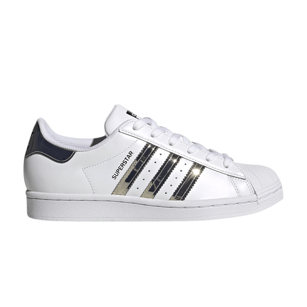 ADIDAS ORIGINALS WMNS SUPERSTAR 'METALLIC 3 STRIPES'