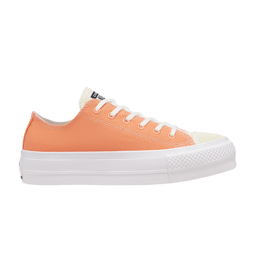 Converse Wmns Renew Cotton Chuck Taylor All Star Platform Low 'Fuel Orange'