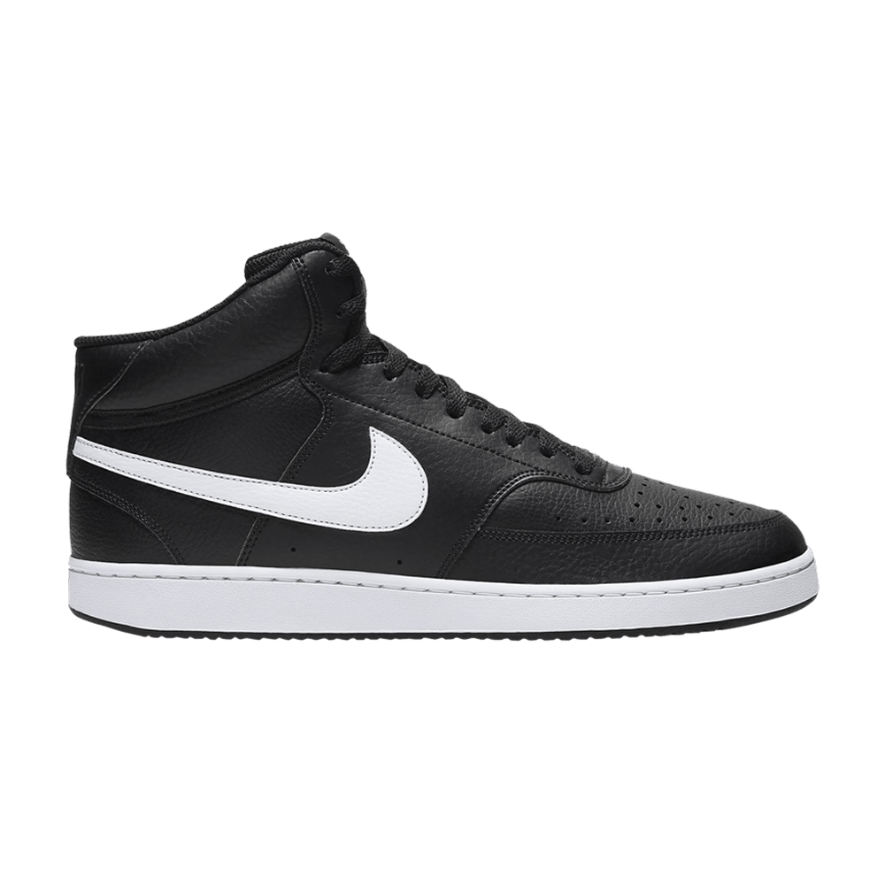 NIKE COURT VISION MID 'BLACK WHITE'