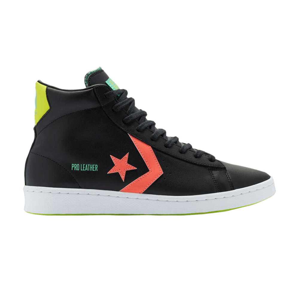 Converse Pro Leather High 'Hi-Vis Collection - Black Multi Neon'